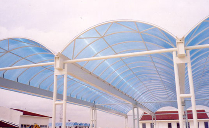 Multiwall Polycarbonate Archway panels